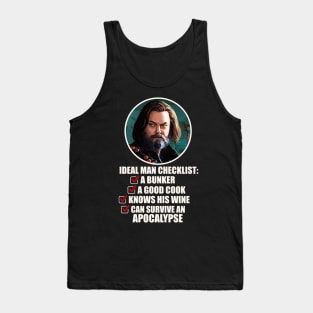 Bill and Frank - ideal man checklist - apocalypse edition Tank Top